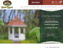 Tablet Screenshot of maisonchapais.com
